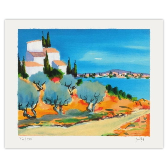 Image 1 of Claude Balta, Costa de Var, Litografía firmada, 1992