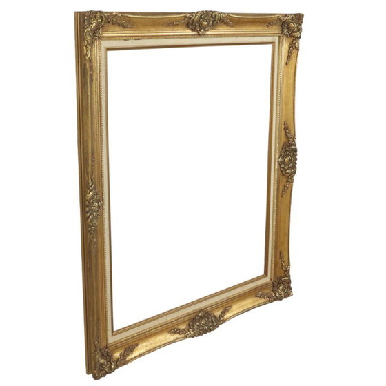 Image 1 of Grote Gouden Lijst Barok Stijl 73x63cm