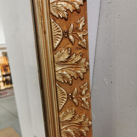 Image 1 of Grote Vintage Barok brocante schouwspiegel spiegel