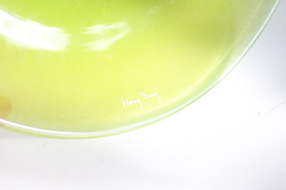 Image 1 of Ciotola verde in vetro Henry Dean