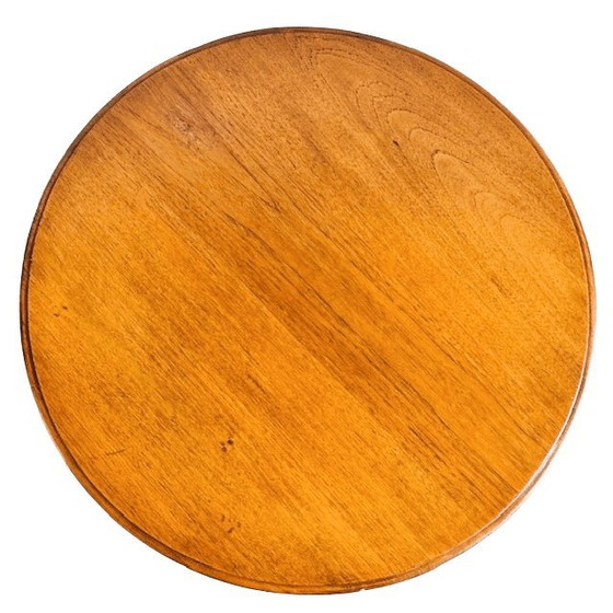 Image 1 of Antique art deco modernist side table coffee table walnut 1930's