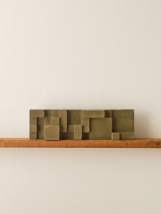 Image 1 of Oggetti brutalisti da parete in cemento 3