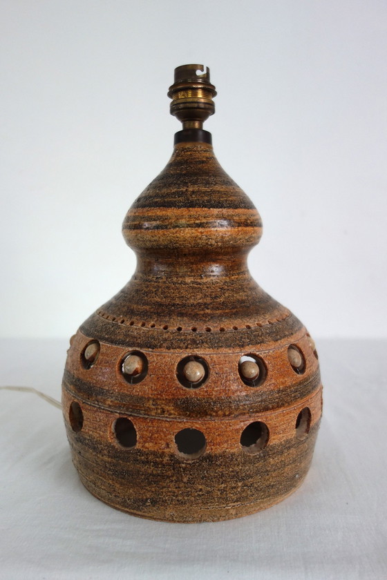 Image 1 of Georges Pelletier Keramische Lampvoet, 1960