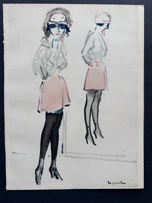 Kees van Dongen Croquis 1925