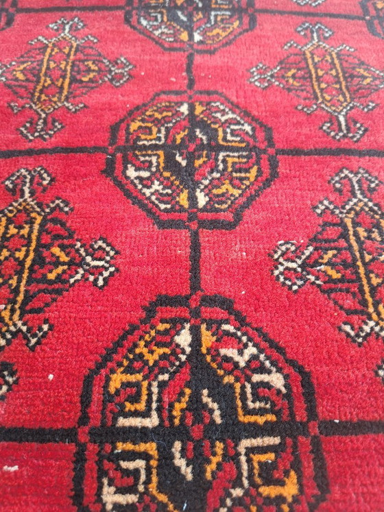 Handgeknüpfter Baluch-Teppich, rot und schwarz, 125 x 230 cm, Iran – Teppiche & Läufer, Wool (photo 2 of 5)