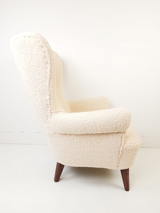 Image 1 of Vintage Artifort Theo Ruth Heren Fauteuil Teddy Nieuwe Stof