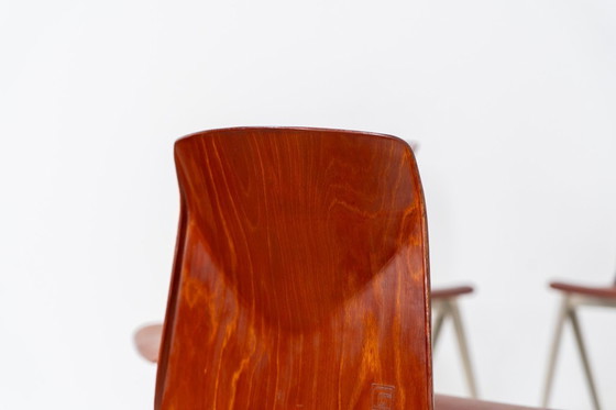 Image 1 of Juego de 6 sillas de comedor industriales “S22” de Elmar Flototto para Pagholz (Alemania, años 60).