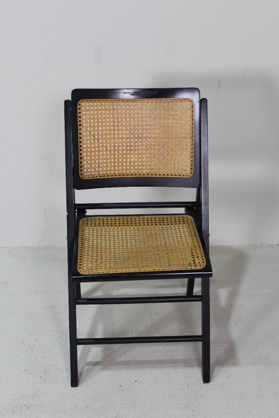 Image 1 of Retro-Gurtband-Klappstuhl