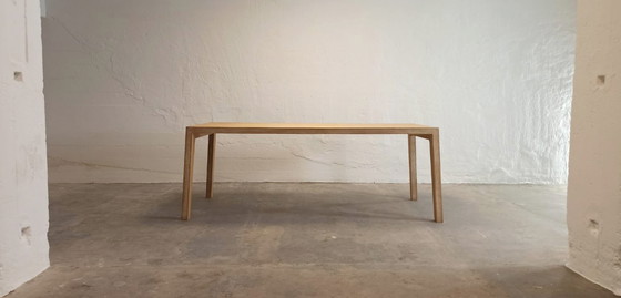 Image 1 of Large minimalist wooden dining table 