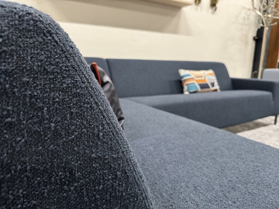 Image 1 of Gelderland 6511 Sofá esquinero de tela azul Sofá de diseño 293x240