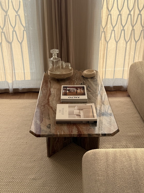 Vintage Marmeren Salontafel – Marble (photo 7 of 15)