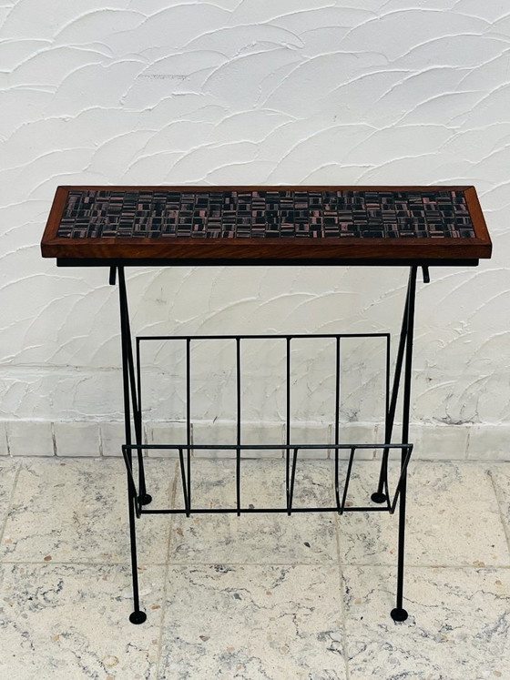 Image 1 of Vintage ceramic magazine rack