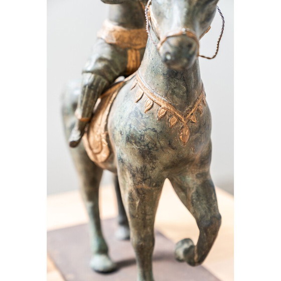 Image 1 of Pair of vintage bronze riders, 1920-1930