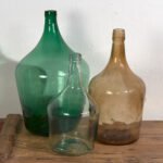 Antike Demijohns (ca. 1920). 3er Set #35 – Gläser & Karaffe, Glass (photo 6 of 16)