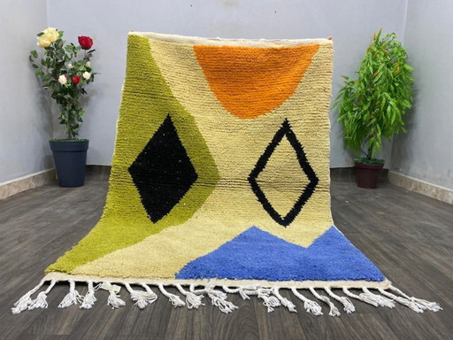 Tapis berbères multicolores en laine 250cmx150cm