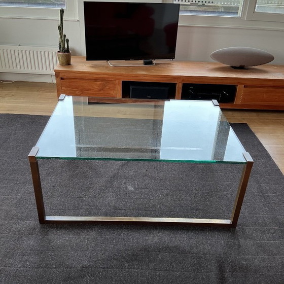 Image 1 of Glass coffee table by Peter Ghyzcy