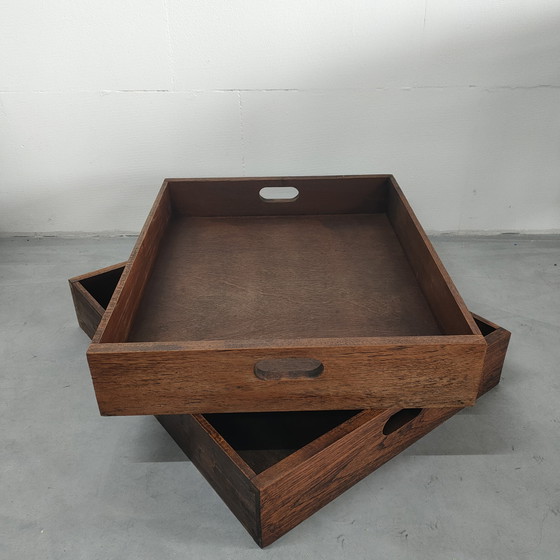 Image 1 of Original Antique French (baker's drawers) bread/serving trays
