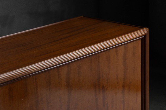 Image 1 of Architectural Modernist Sideboard, France, Mid-20th Century