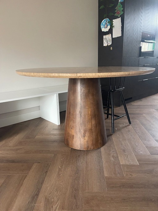 Mesa redonda Zitmaxx 130