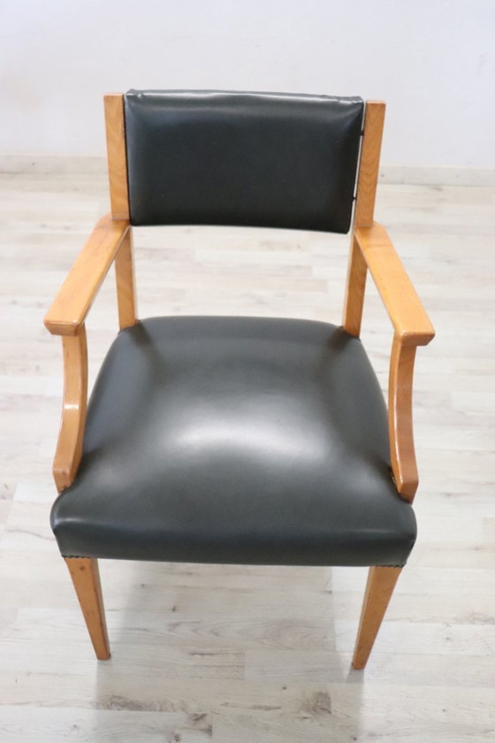 Image 1 of Fauteuil de bureau italien Mid Century