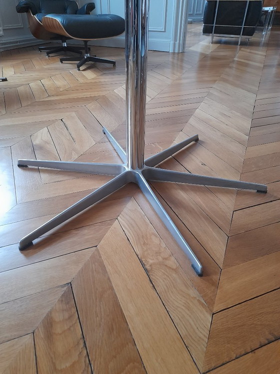 Image 1 of Arne Jacobsen A825 eettafel en 4 Gastone Rinaldi stoelen