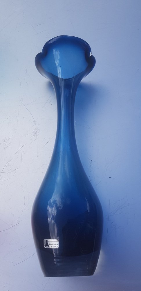 Vase scandinave de Bo Borgstrom pour Aseda, 1960