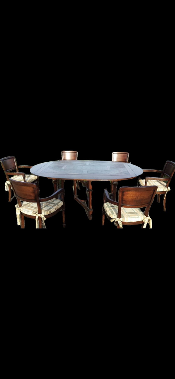 Image 1 of RAC dining room with 6 armchairs
