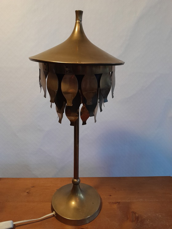 Image 1 of Table Lamp Of Brass, Design Uno Dahlén For Aneta, Scandinavian Modernity