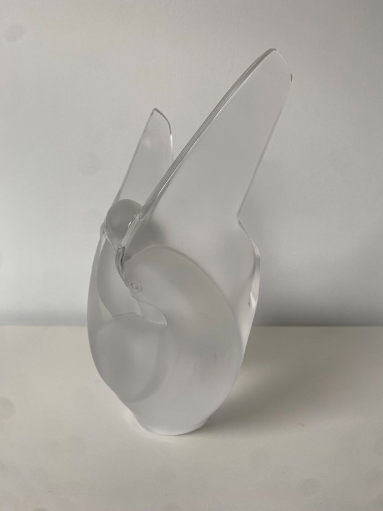 Image 1 of Mid-Century Lalique Crystal "Sylvie" Vase