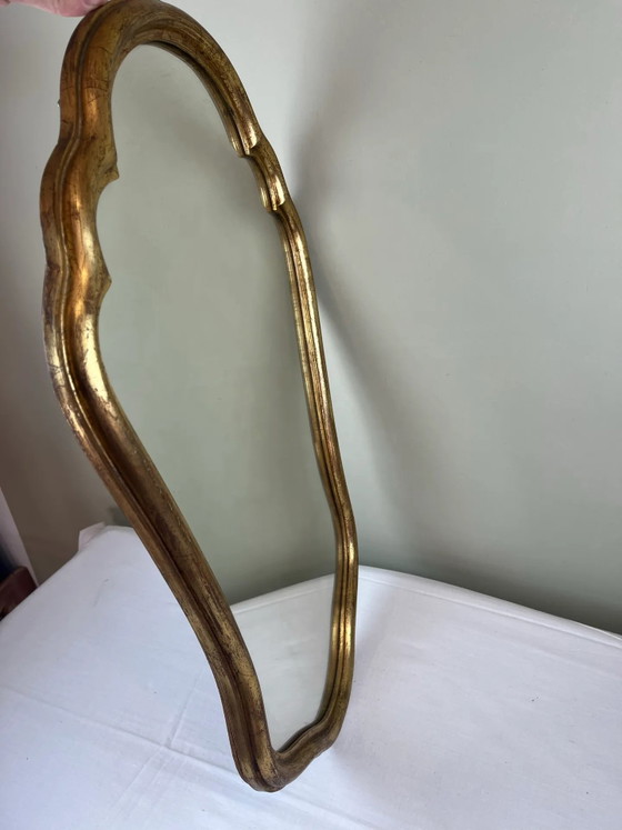 Specchio antico dorato in stile Luigi XV – Legno, Vetro (photo 5 of 9)