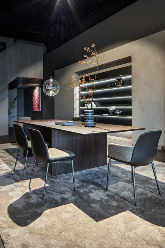 Image 1 of 6x Molteni&C Barbican chairs - 4 without armrests / 2 with armrests