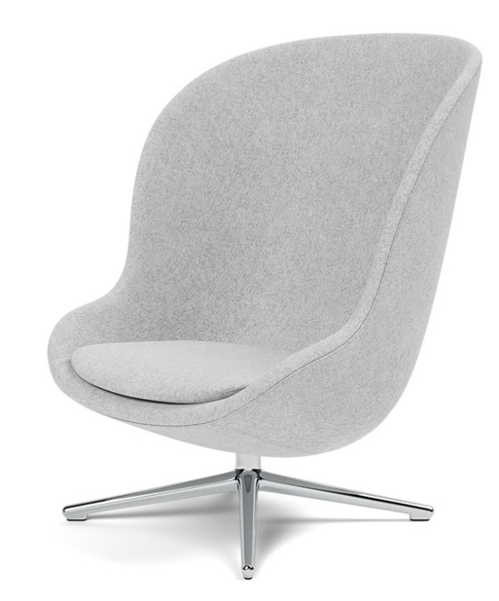 Image 1 of Normann Hyg Lounge Chair High Swivel Alu