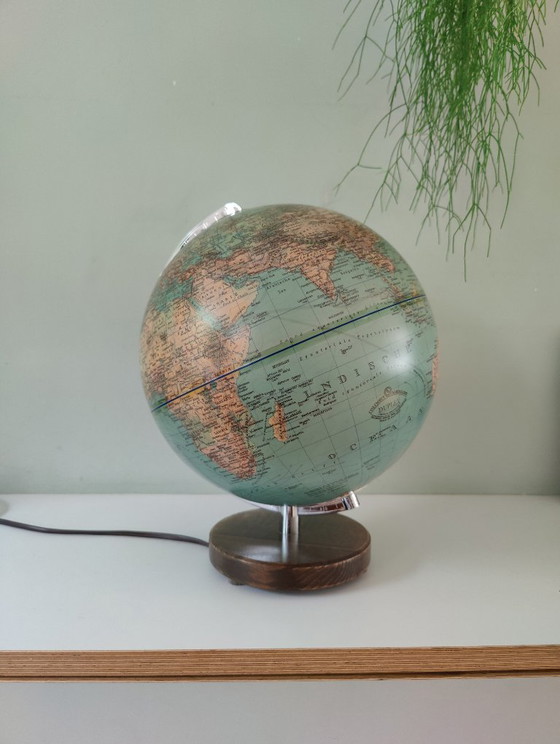 Vintage Columbus Duplex globe lamp, Paul Oestergaard, 1980s – Table lamps, Metal, Plastic (photo 9 of 17)