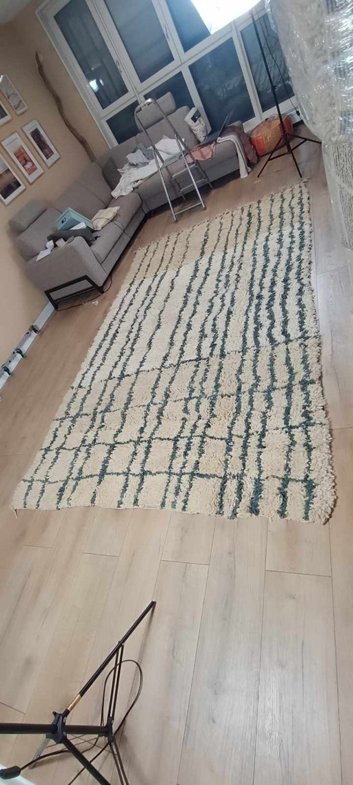 Berber carpet rug new wool moroccan Carpet - 332 x 201 cm 300 x 200 m Type B12.7