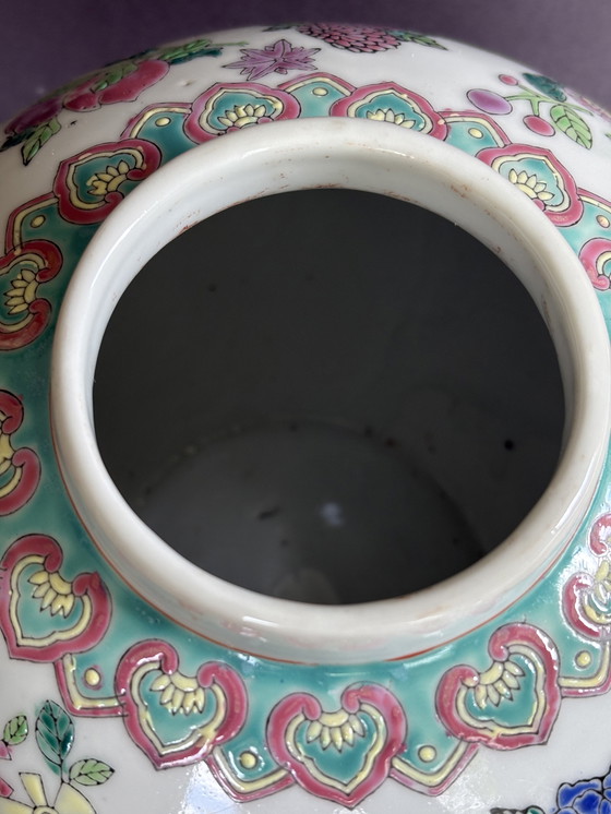 Image 1 of Pentola cinese con coperchio, vintage