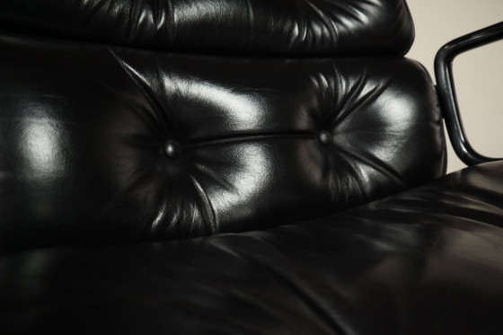 Ennio Fazioli “Parioli” Executive Bürostuhl für MIM Roma, Italien, 1970s – Bürostühle, Leather, Plastic (photo 11 of 16)