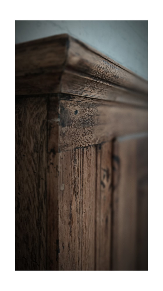 Image 1 of Mueble para pan del siglo XVIII, roble macizo