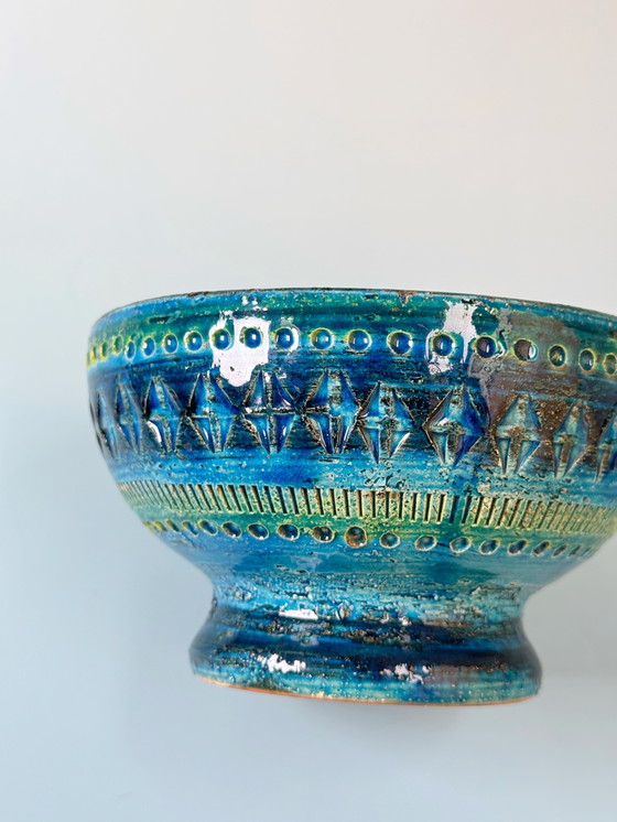 Image 1 of Candelabro Rimini Azul 735 - Cerámica - Bitossi - Aldo Londi