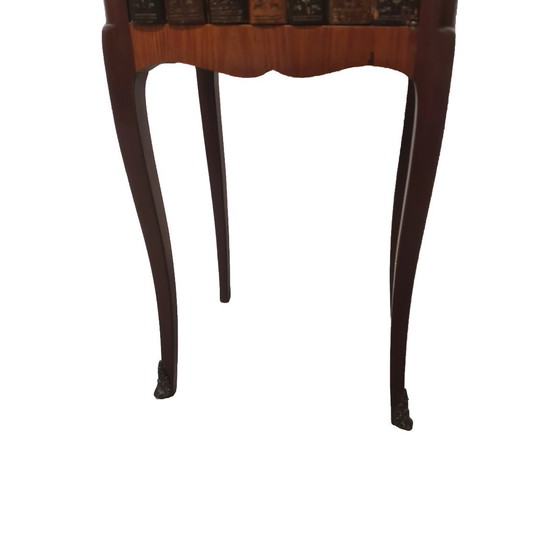 Image 1 of Ancienne table de nuit française de style Louis XVI, vers 1900
