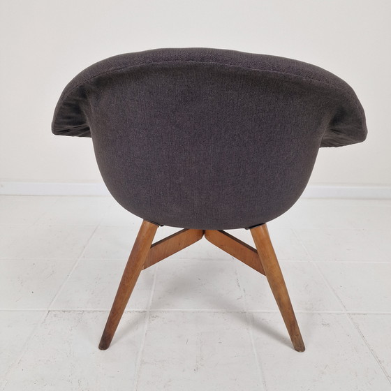 Image 1 of Set of 2 Bucket Lounge Chairs by Miroslav Navrátil for Vertex, 1960's
