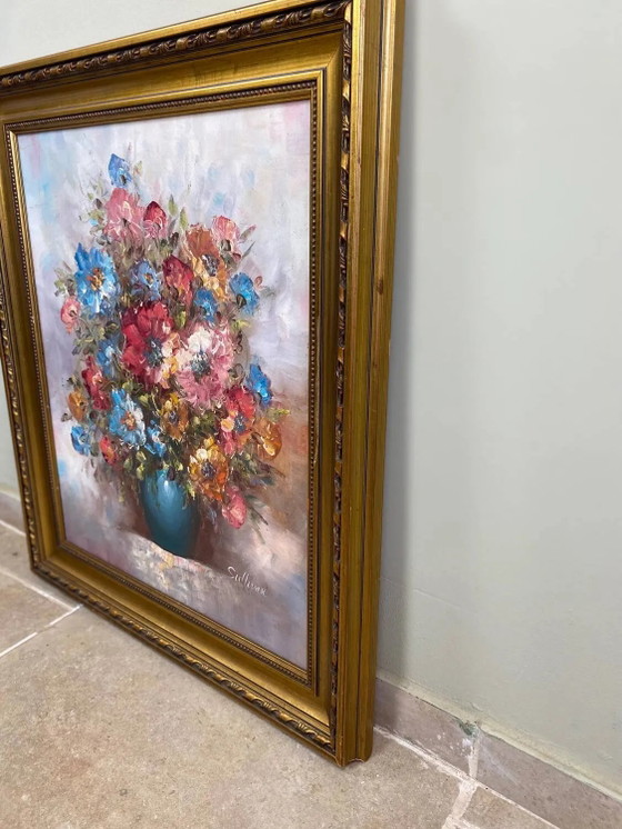 Dipinto a olio su tela bouquet – Sullivan, Dipinti e disegni, Legno (photo 13 of 15)