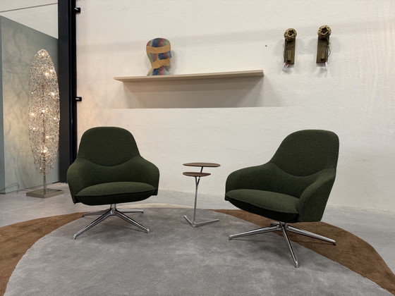 Image 1 of 2 Leolux Lanah Swivel Armchairs De Ploeg Monza