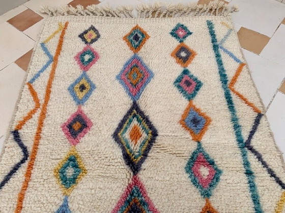 Tappeto berbero Azilal Atlas tradizionale tessuto a mano, misura 150/250 cm – Aime Té, Tappeti, Lana (photo 9 of 10)