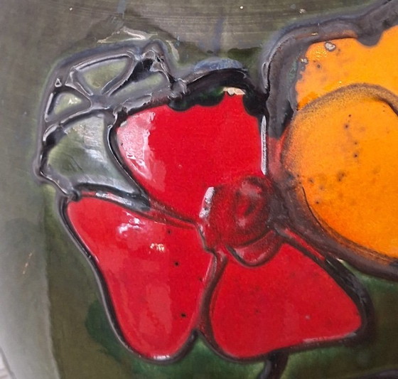Brutalist Large Ceramic Floor Vase, 1960s (photo 13 of 19)