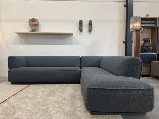 Image 1 of Leolux Loya Corner Sofa Robou fabric Blue