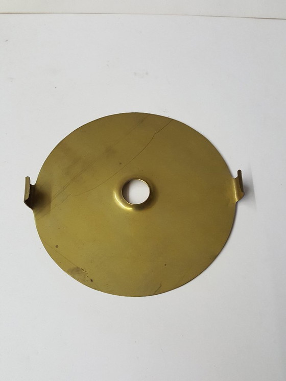 Image 1 of Brass candlestick, unique, wrought iron - hammered, 1940-44