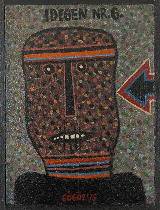Ferenc Gögös – „Idegen Nr.6“ – Acrylgemälde im eigenen Rahmen