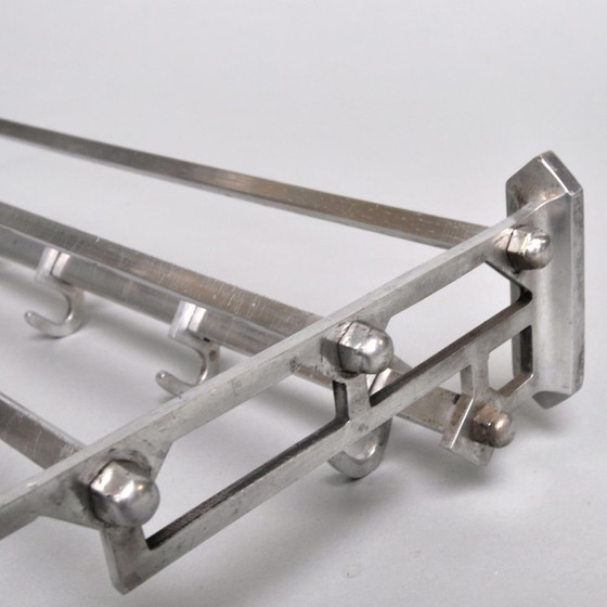 Appendiabiti Art Déco, anni '50 – Aluminium (photo 7 of 8)