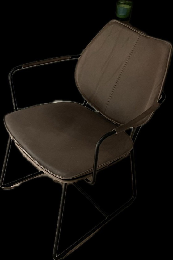 Image 1 of leather office chair