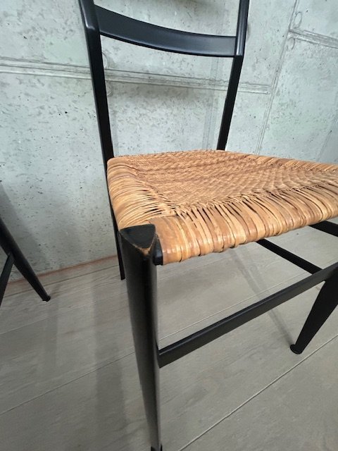 Image 1 of 2 Cassina Superleggera chairs by designer Gio Ponti